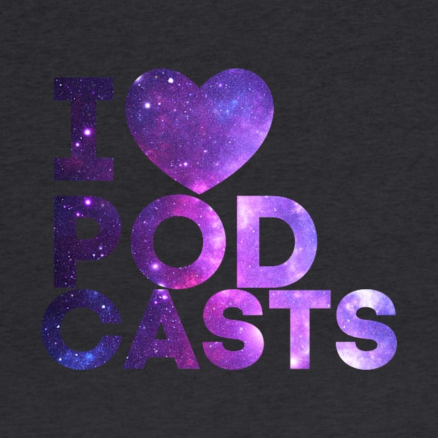 I Heart Podcasts Purple Space by TalkingFishPodcasts